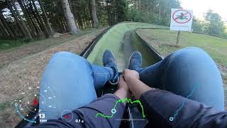 Sommerrodelbahn am Hohen Bogen Onride  GoPro Hero7 [upl. by Lindahl]