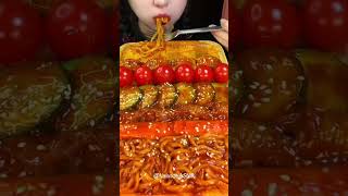 mukbang food eating eatingshow noodles babab viralshort bollywood newbaba [upl. by Gareri]