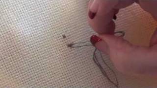 Half Stitch on Aida Fabric  Julies Cross Stitch Tips [upl. by Maggy]