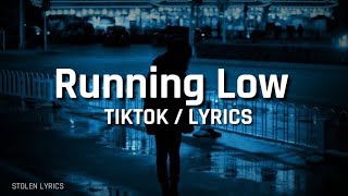 Running Low Lyrics  Kieran Alleyne  tiktok song  running low lyrics  blackpink  slowed  bts [upl. by Cardon]