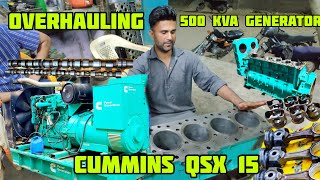 how to rebuild cummins Qsx 15 engine by gb power 💪 full video timing key 🗝️ use [upl. by Skilken397]