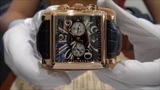 Franck Muller Chrono Conquistador Cortez Rose Gold  WatchesGMT [upl. by Enyar697]