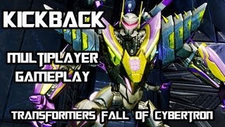 Transformers Fall of Cybertron  Insecticon Kickback Multiplayer Gameplay w Commentary [upl. by Ellehsad]