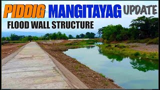 CONSTRUCTION OF FLOOD CONTROL STRUCTURE amp FACILITIES MANGITAYAG PIDDIG philippines LAKAYMANNONGTV [upl. by Scotty]