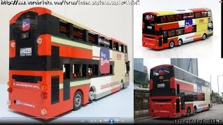 Lego bus 30 KMB VOLVO B9TL 12m Wright Body AVBWU311 SP8754 X Shop2gather 樂高積木巴士 [upl. by Bethel667]