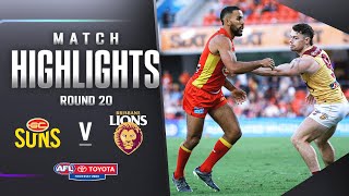 Gold Coast Suns v Brisbane Lions Highlights  Round 20 2023  AFL [upl. by Siol]