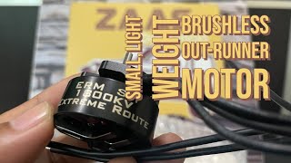 Extreme Route 1800KV Brushless Motor  ERM S1 [upl. by Ahsam]