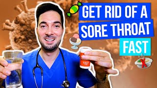 How to get rid of a sore throat fast home remedies cure [upl. by Omland148]