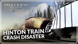 Hinton Train Collision  Mayday Air Disaster [upl. by Yornoc657]