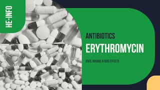 erythromycin  Uses Dosage Side Effects amp Mechanism  Ery [upl. by Neal]