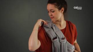 How to use Caboo organic and cotton blend carriers  Instructions [upl. by Sheehan]