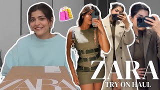 ZARA Unboxing amp Try On Haul🛍️✨ [upl. by Lundell506]