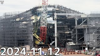 【TDL】リゾートラインから見えるスペースマウンテン工事～2024年11月12日～ [upl. by Atok225]