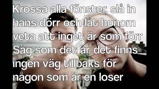 Krossa alla fönster  Maskinen lyrics on screen [upl. by Kries]