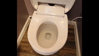 How to install a Swash CS1000 bidet seat and the power outlet it requires [upl. by Slemmer730]