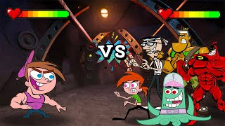 Fairies of Fury Tournament Timmy Turner vs Vicky vs Mark vs Mr Crocker vs Crimson Chin vs Jorgen [upl. by Rosenquist861]