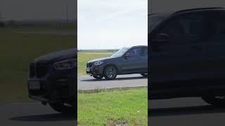 BMW SUV Braking 120 kmh [upl. by Aihsekat]