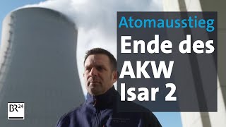 Ende des AKW Isar 2 Ein roter Knopf besiegelt den Atomausstieg  Abendschau  BR24 [upl. by Arraeit]