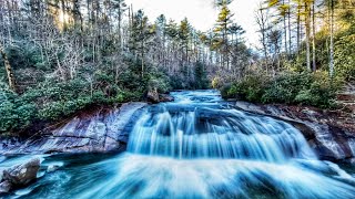 Rainbow Turtleback and Stairway Falls  Hike amp Guide  Gorges State Park NC  Hike Vlog 36 [upl. by Ankney476]