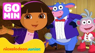 Dora  Dora lexploratrice se fait de nouveaux amis  Compilation d1 heure  Nickelodeon Jr France [upl. by Tound259]