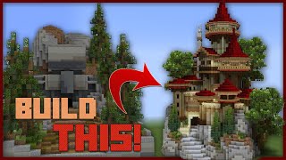 Minecraft Build FANTASY Castles  A Build A Day Challenge  Week 5 [upl. by Dalt944]