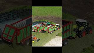 Der VORTEIL eines LADEWAGENS epicfarming farming ladewagen grasernte Gras ernte agriculture [upl. by Elacsap]