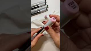 Refill Day Refilling Copic Marker RV93 ASMR [upl. by Mchugh]