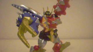 Review Power Rangers Super Legends  RetroFire ThunderSaurus Megazord [upl. by Karlotta]