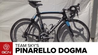 Bradley Wiggins Team Sky Pinarello Dogma 651  Pro Bike [upl. by Terrene725]