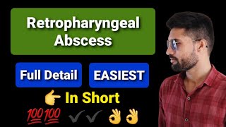 Retropharyngeal Abscess lecture ent [upl. by Iinden]