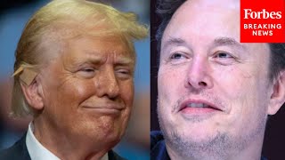 A Brilliant Guy Trump Flexes New 45 Million Per Month Endorsement By Elon Musk [upl. by Stoat]