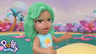 Polly Helps Mermaid Delphina Find Her MISSING MAGIC 😱🐬 Themepark Adventures Ep 4 PollyPocket [upl. by Dyoll269]