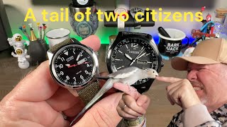 Citizen EcoDrive Classic AW011503E amp Garrison BM818003E watch comparison with quotLunaquot [upl. by Sabino]