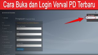 cara buka alamat dan login verval pd terbaru [upl. by Leugim]