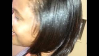 Silk amino acid treatment on Natural hair [upl. by Assirrak]