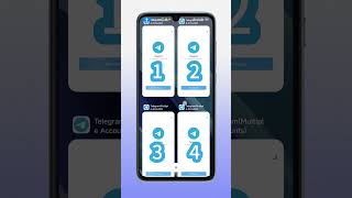 Telegram app clone 8 Telegram apps in one phonetelegram telegramclone [upl. by Carrelli]