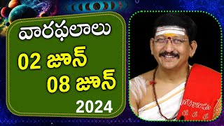 02  08 జూన్ 2024 వారఫలాలు  Weekly Rasi Phalalu By Dr Bachampally Santosh Kumar Sastry [upl. by Tnilf]