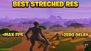 How to get The BEST Stretched Resolution in Fortnite Chapter 5 Season 4 ✅ HUGE FPS BOOST [upl. by Ydualc]