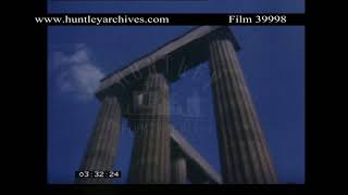 Edinburgh in the 1960s Archive film 39998 [upl. by Alleinad]