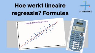 Lineaire regressie wat is het en hoe werkt het Belangrijke concepten  Mathspike 📊 [upl. by Eipper98]