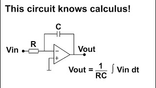 How to build a circuit that solves integrals Introduction to an Opamp integrator [upl. by Sacttler659]