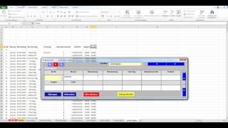 Datenbanken in Excel aus flexibler Eingabemaske mit Datentypen  Zuweisung erstellen Schichtplan [upl. by Suhpesoj]