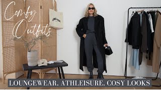 CASUAL OUTFIT IDEAS FOR  HOW TO STYLE LOUNGE ATHLEISURE AND COSY OUTFITS [upl. by Koby]