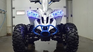 Quick walkaround  2015 custom can am renegade  DizeFilms [upl. by Ilario]