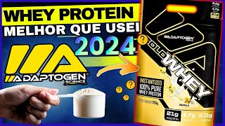 WHEY GOLD ADAPTOGEN  WHEY PROTEIN CONCENTRADO ADAPTOGEN 2024 [upl. by Anilef292]