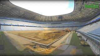 FC Bayern München  Umbau der Allianz Arena 2014 mit heiler [upl. by Zilber]