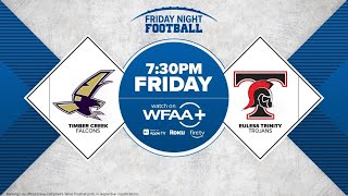 Friday Night Football Timber Creek and Euless Trinity face off in an openinground playoff battle [upl. by Yffub]