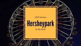 Hersheypark In The Dark  Hershey Park Halloween  Hershey Triple Tower Update [upl. by Eissen722]