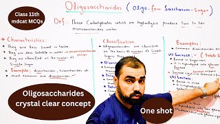 Oligosaccharides  Types of carbohydrates  class 11th  mdcat  in Urdu Hindi medium [upl. by Yaj]