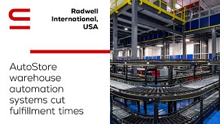 Radwell International USA AutoStore warehouse automation systems cut fulfillment times [upl. by Arreik527]